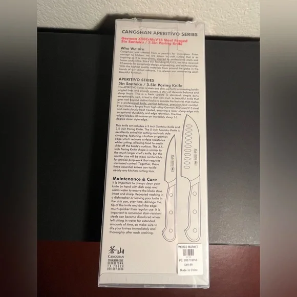 Cangshan Aperitivo Series Knife Set Sealed ! - Picture 6 of 7